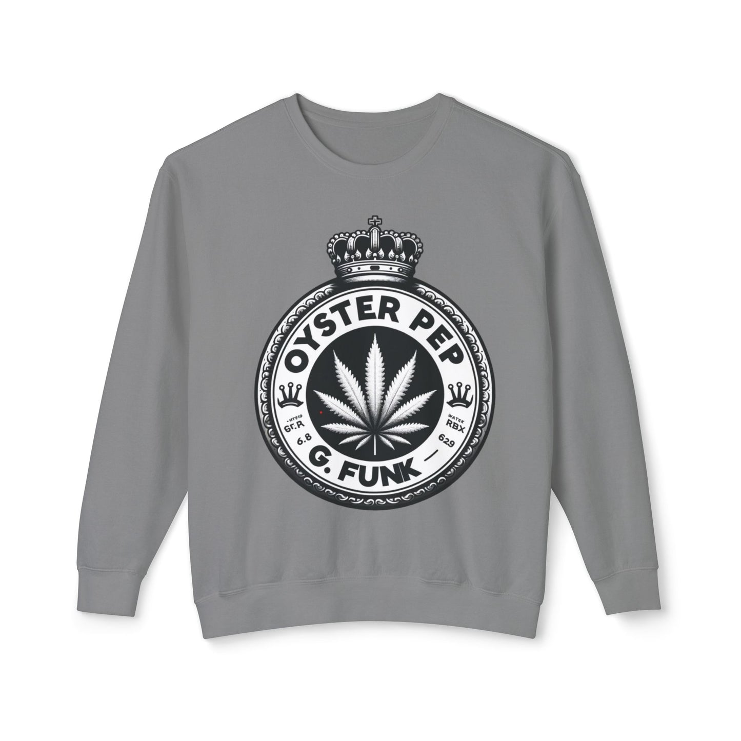 Oyster Pep Finest Unisex Lightweight Crewneck Sweatshirt