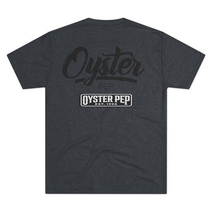 Oyster Pep no cartoon logo Unisex Tri-Blend Crew Tee