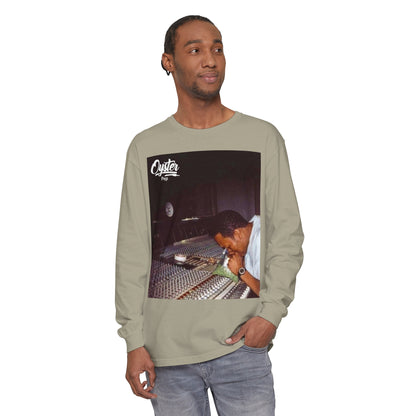 Oyster Pep The Chronic Unisex Garment-dyed Long Sleeve T-Shirt