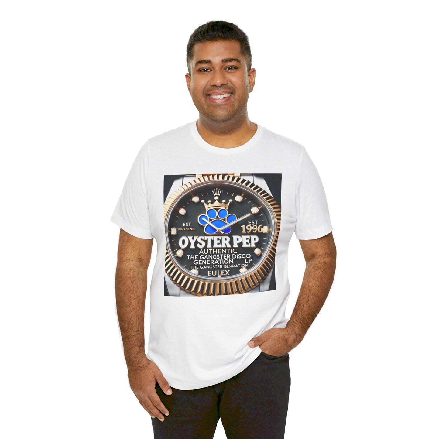 Oyster Pep Gold DTA  Bezel Logo Unisex Jersey Short Sleeve Tee