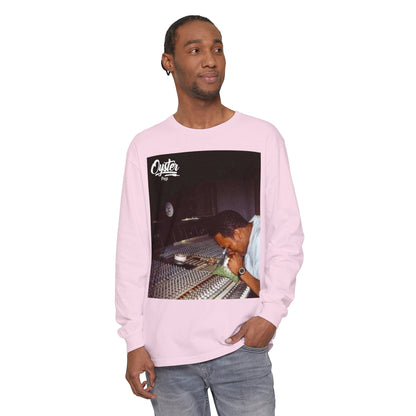 Oyster Pep The Chronic Unisex Garment-dyed Long Sleeve T-Shirt