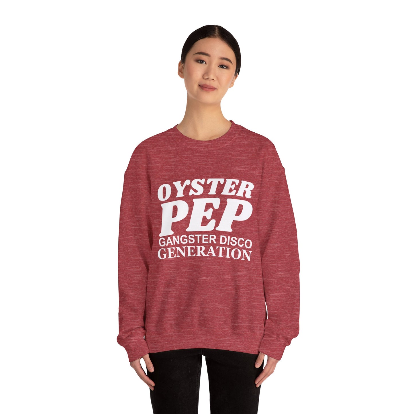 OYSTER PEP Visualize logo Unisex Heavy Blend™ Crewneck Sweatshirt