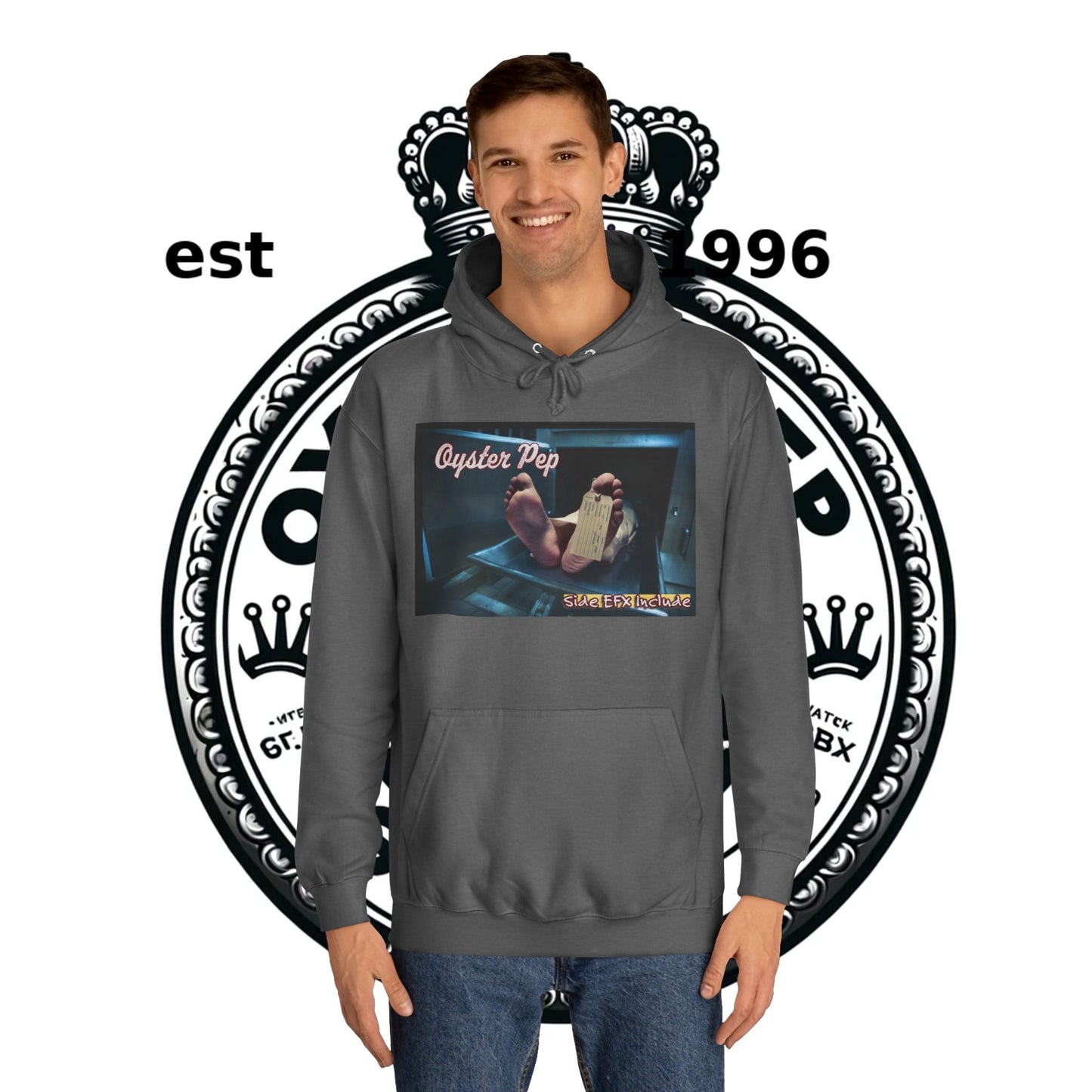 Oyster Pep Side EfX Include cd cover Unisex College Hoodie