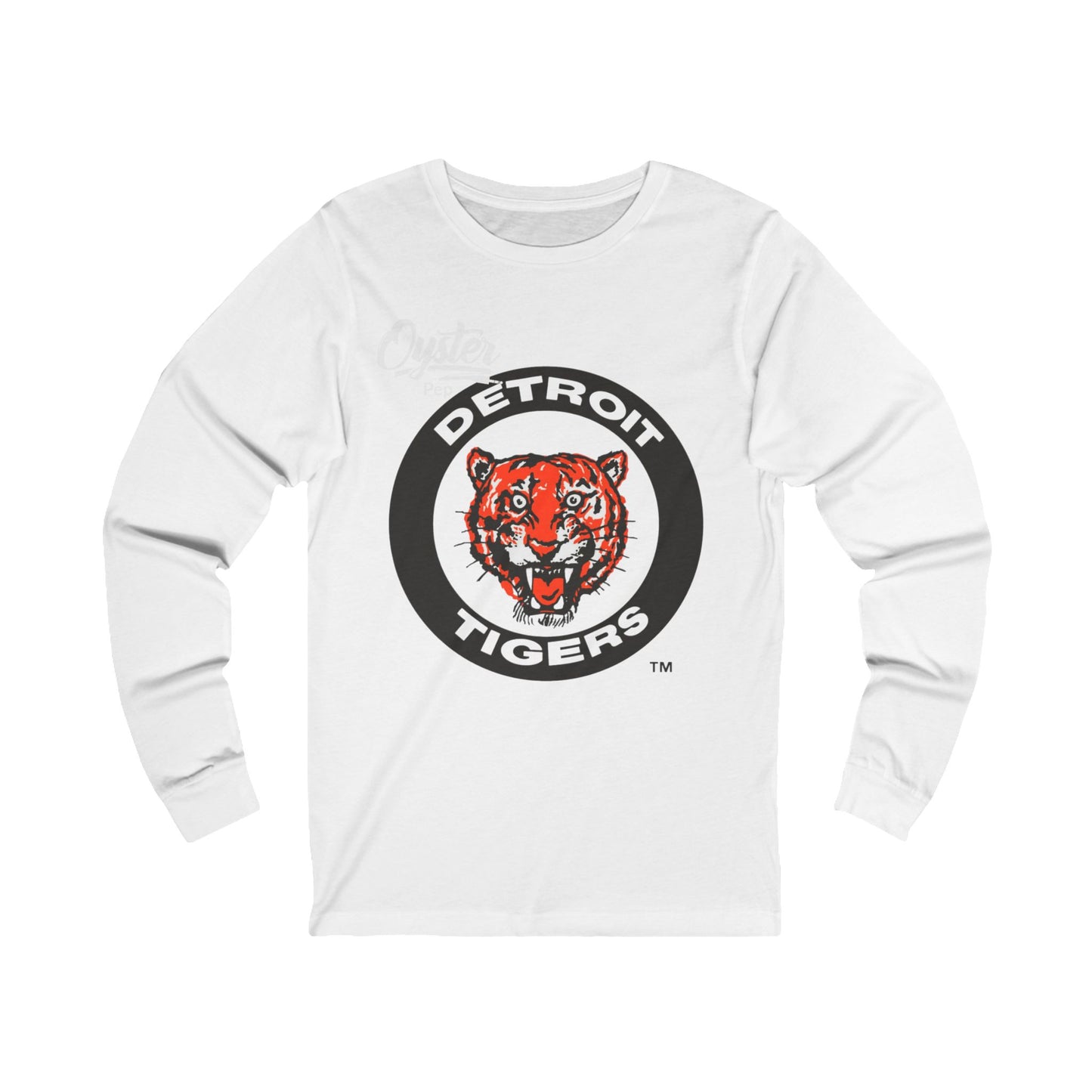 Oyster Pep Grr Logo Unisex Jersey Long Sleeve Tee