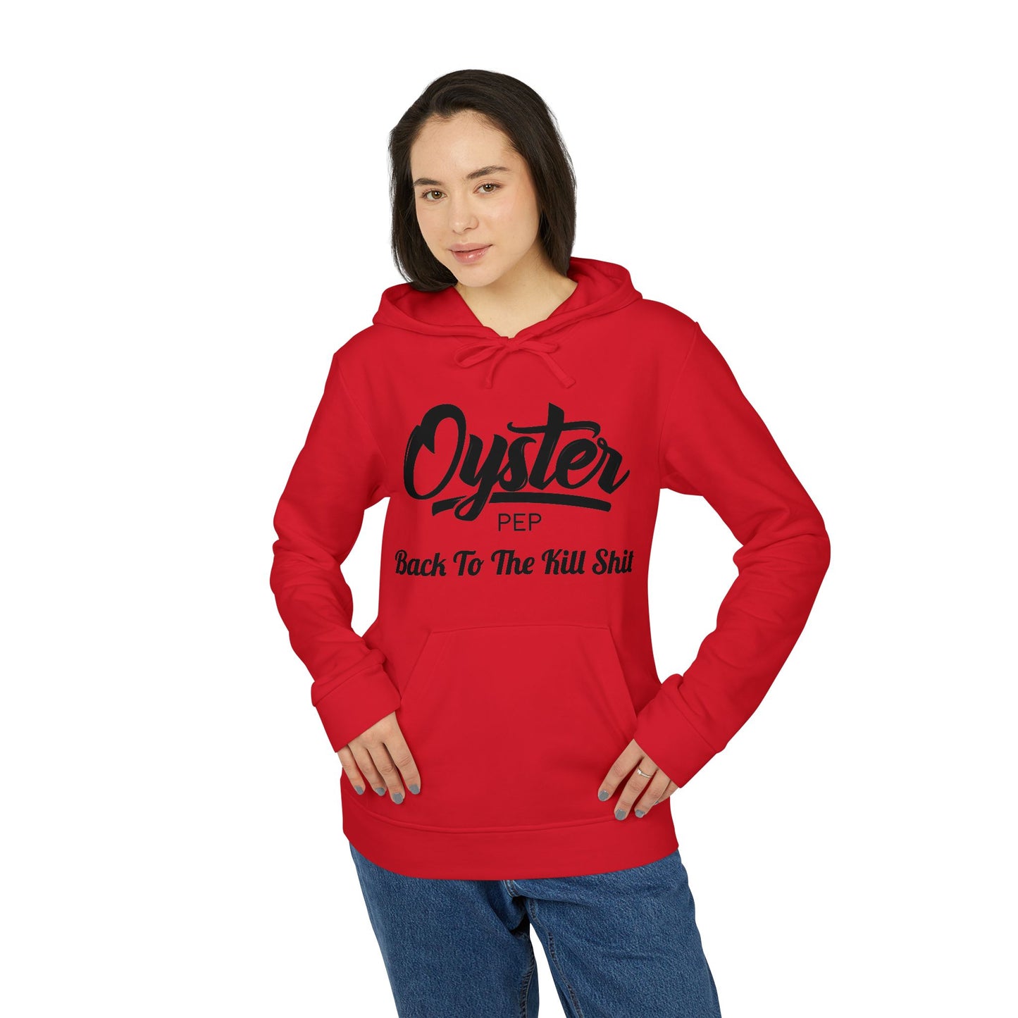 Oyster Pep Logo on adidas Unisex Fleece Hoodie