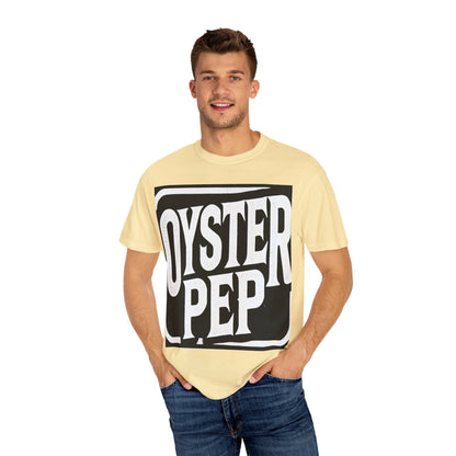 Oyster Pep G Logo Unisex Garment-Dyed T-shirt