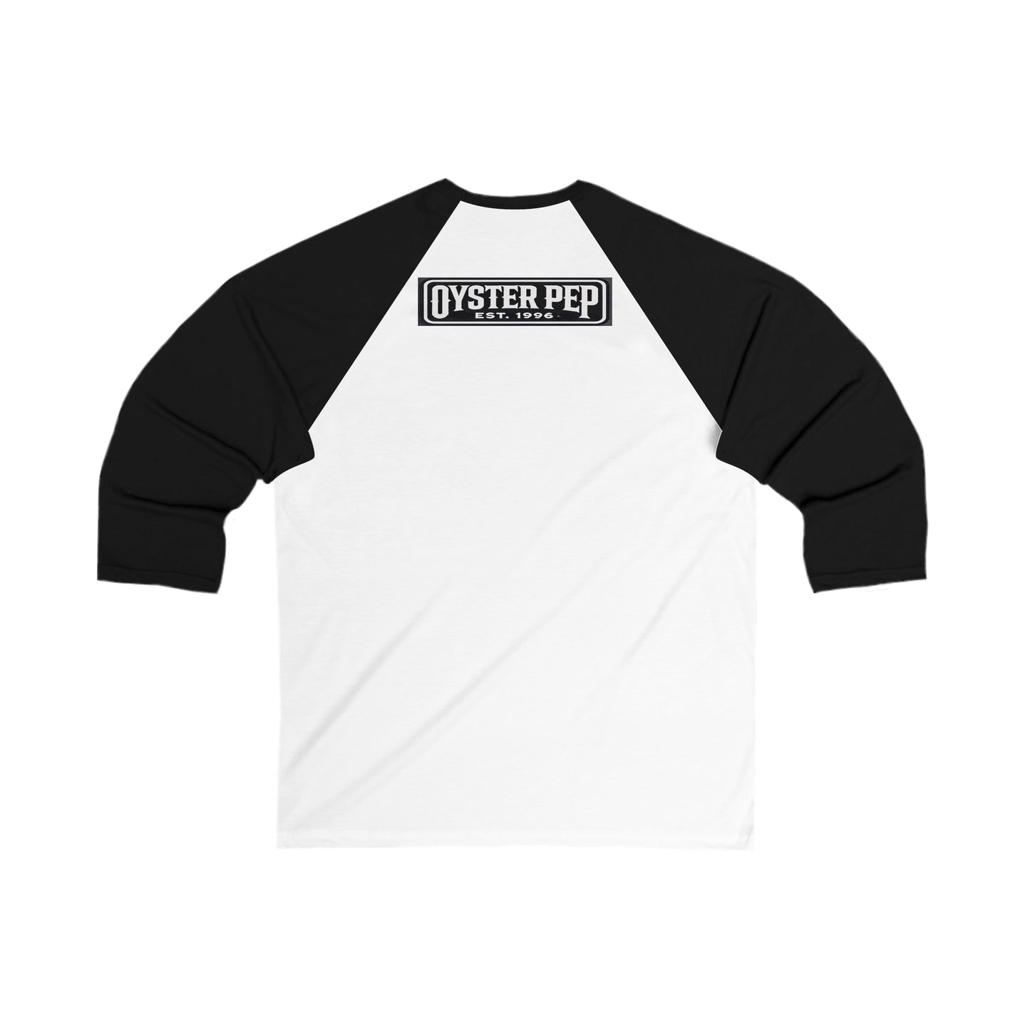 Oyster Pep Finest Logo Unisex 3\4 Sleeve Baseball Tee