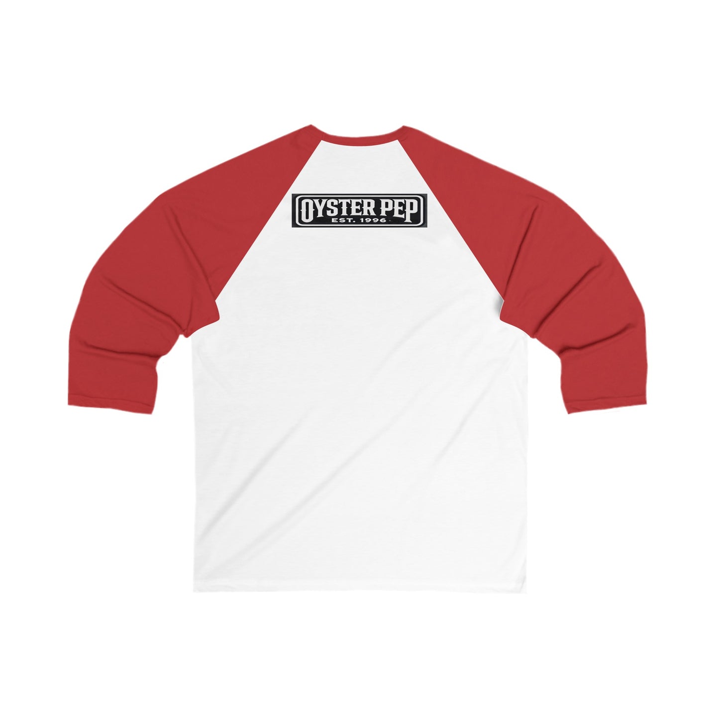 Oyster Pep Finest Logo Unisex 3\4 Sleeve Baseball Tee