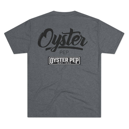 Oyster Pep no cartoon logo Unisex Tri-Blend Crew Tee