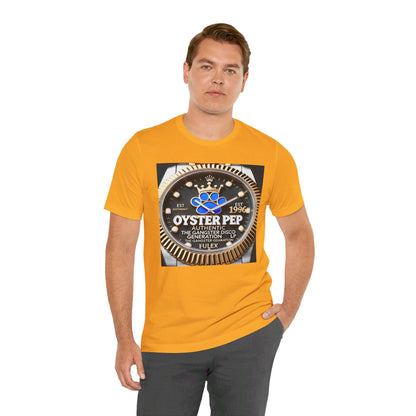 Oyster Pep Gold DTA  Bezel Logo Unisex Jersey Short Sleeve Tee