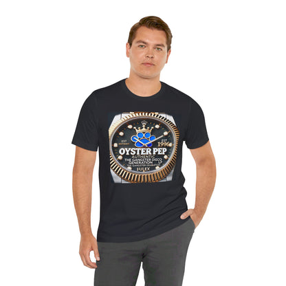 Oyster Pep Gold DTA  Bezel Logo Unisex Jersey Short Sleeve Tee