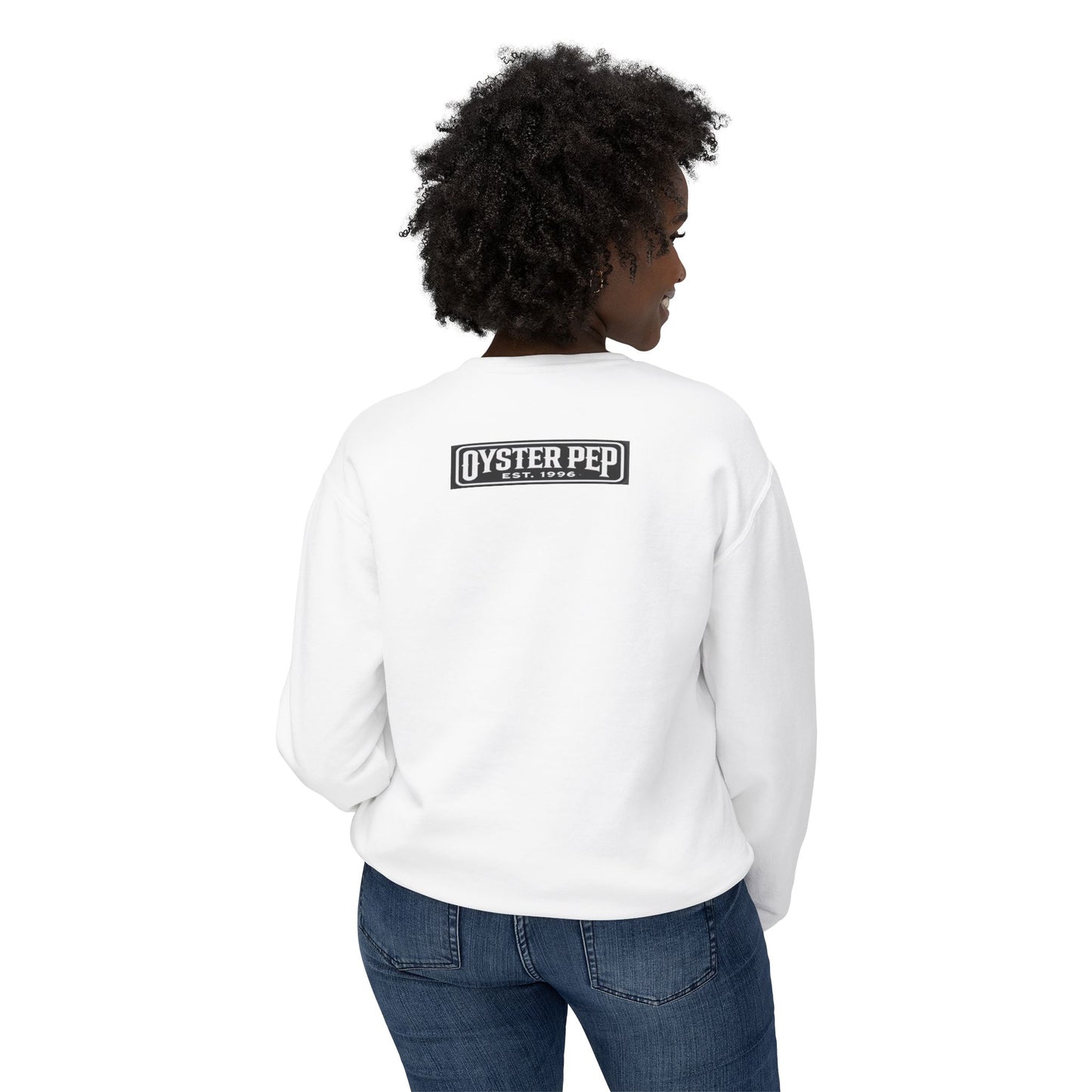 Oyster Pep Finest Unisex Lightweight Crewneck Sweatshirt