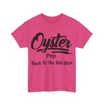 Oyster Pep basiz logo Unisex Heavy Cotton Tee