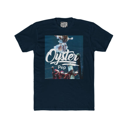 Oyster Pep Wrestle Unisex Cotton Crew Tee