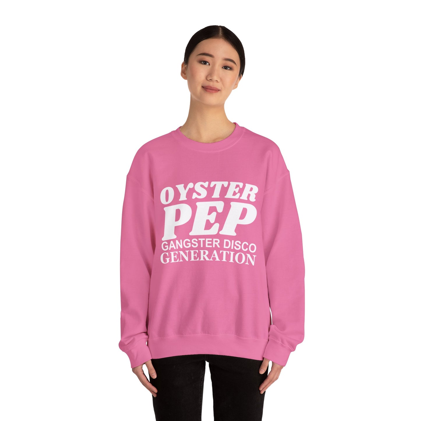 OYSTER PEP Visualize logo Unisex Heavy Blend™ Crewneck Sweatshirt