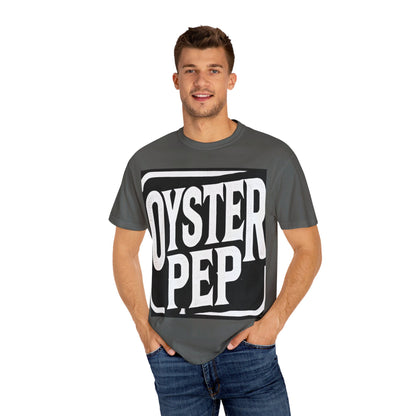 Oyster Pep G Logo Unisex Garment-Dyed T-shirt