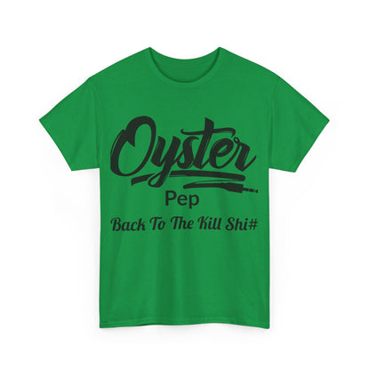 Oyster Pep basiz logo Unisex Heavy Cotton Tee