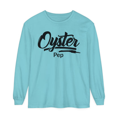 Oyster Pep adapter Logo Unisex Garment-dyed Long Sleeve T-Shirt