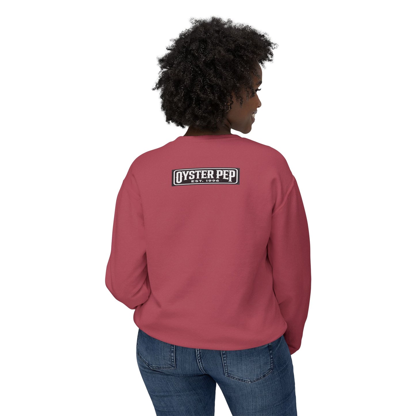 Oyster Pep Finest Unisex Lightweight Crewneck Sweatshirt