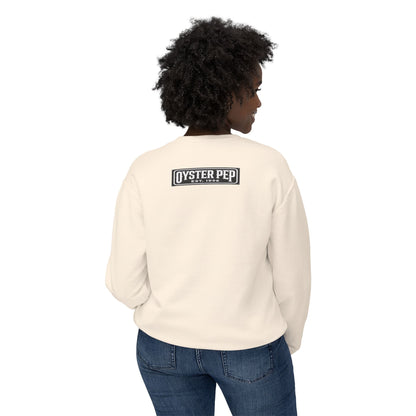 Oyster Pep Finest Unisex Lightweight Crewneck Sweatshirt