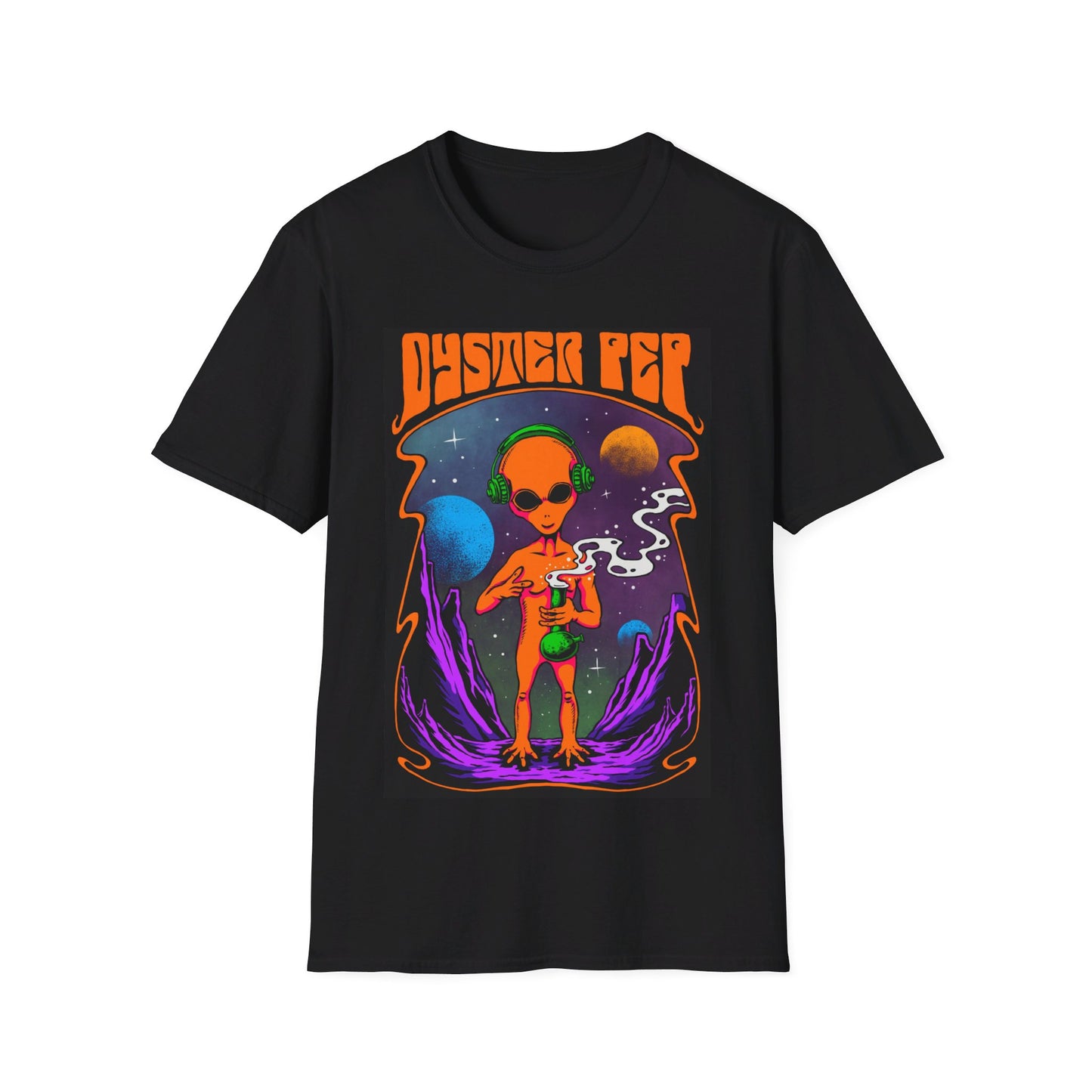 Oyster Pep Martian BL smoking Unisex Softstyle T-Shirt