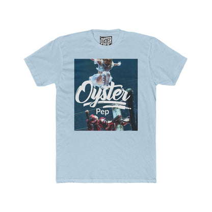 Oyster Pep Wrestle Unisex Cotton Crew Tee