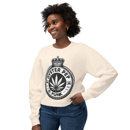 Oyster Pep Finest Unisex Lightweight Crewneck Sweatshirt