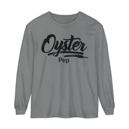 Oyster Pep adapter Logo Unisex Garment-dyed Long Sleeve T-Shirt