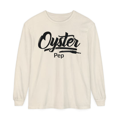 Oyster Pep adapter Logo Unisex Garment-dyed Long Sleeve T-Shirt