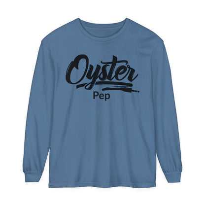 Oyster Pep adapter Logo Unisex Garment-dyed Long Sleeve T-Shirt