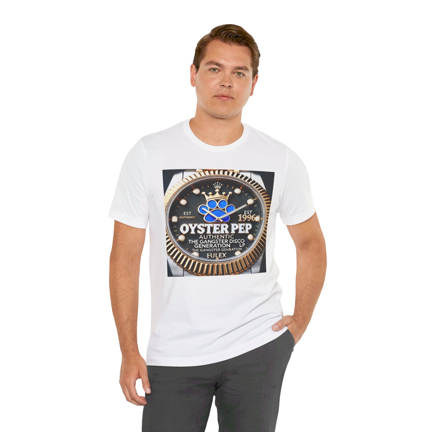 Oyster Pep Gold DTA  Bezel Logo Unisex Jersey Short Sleeve Tee