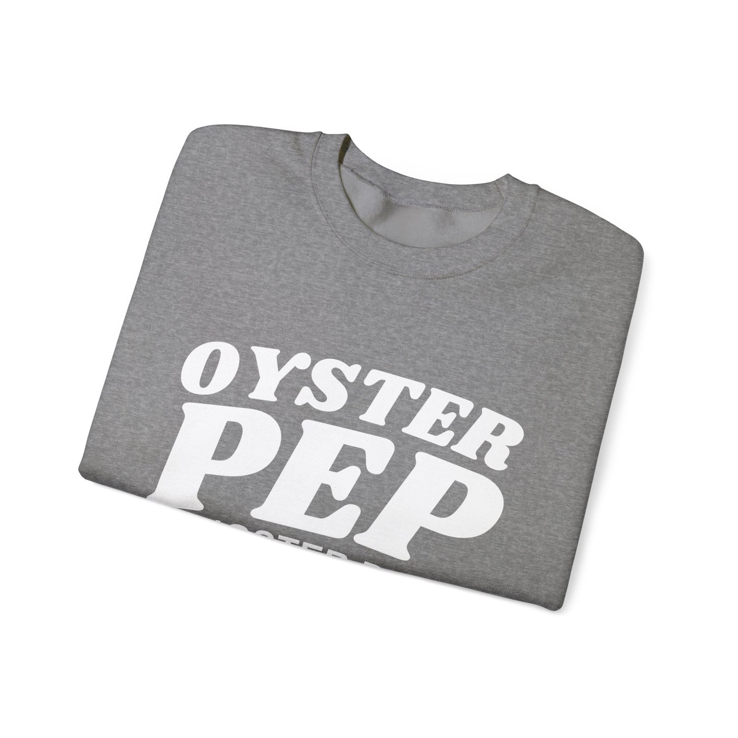 OYSTER PEP Visualize logo Unisex Heavy Blend™ Crewneck Sweatshirt