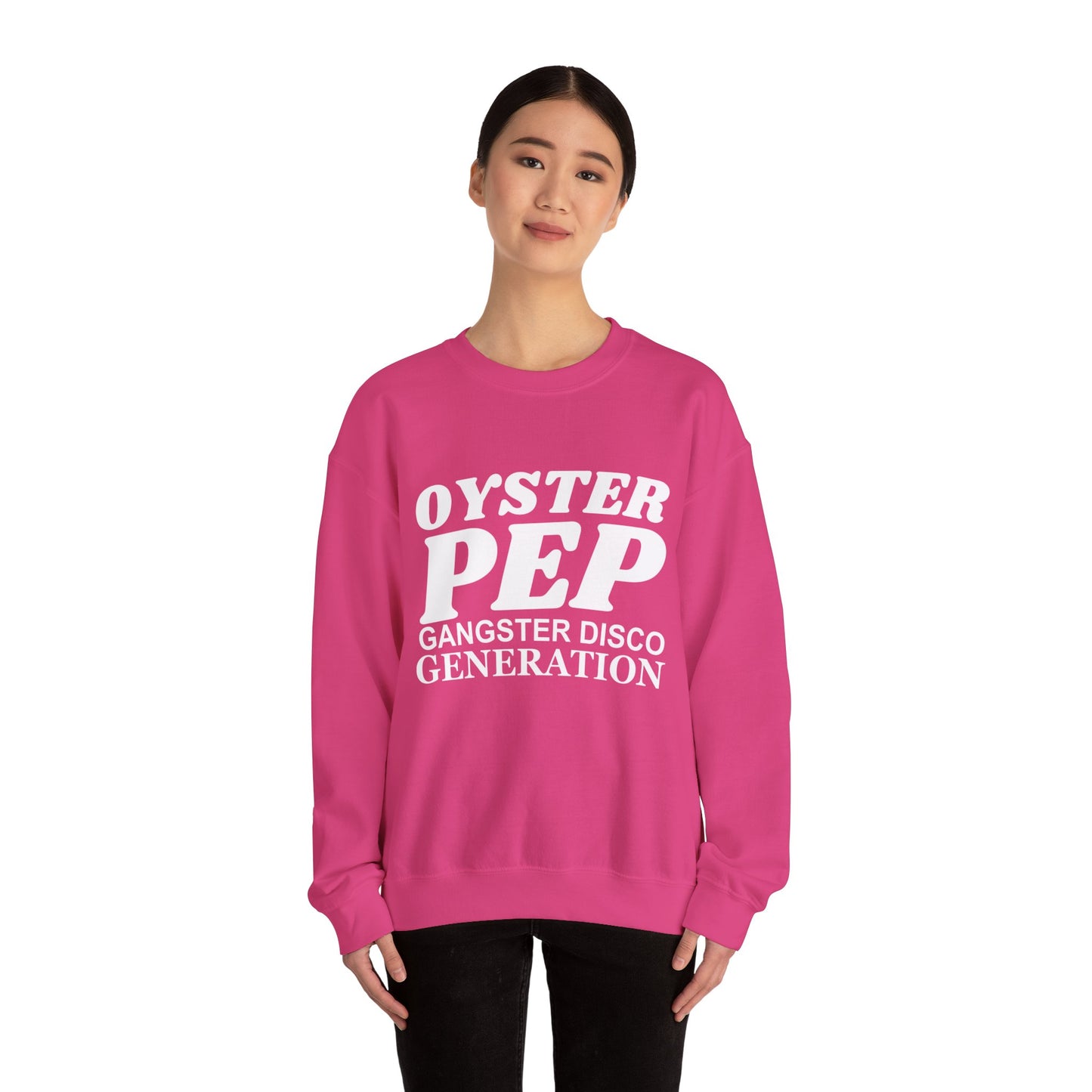 OYSTER PEP Visualize logo Unisex Heavy Blend™ Crewneck Sweatshirt