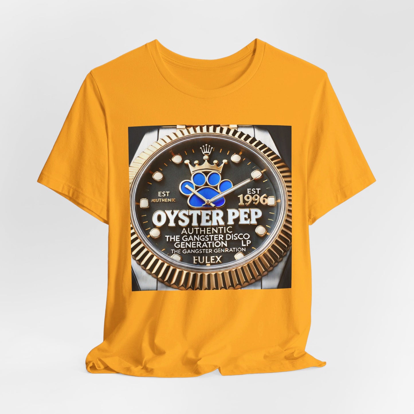 Oyster Pep Gold DTA  Bezel Logo Unisex Jersey Short Sleeve Tee