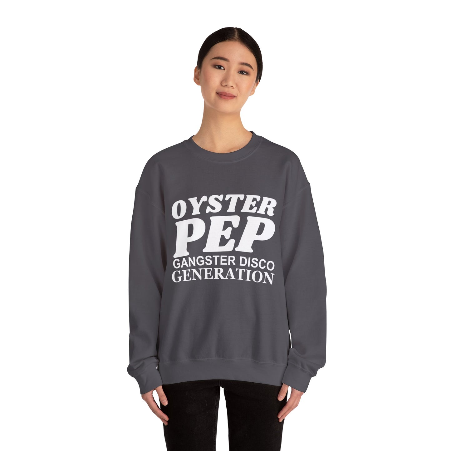 OYSTER PEP Visualize logo Unisex Heavy Blend™ Crewneck Sweatshirt