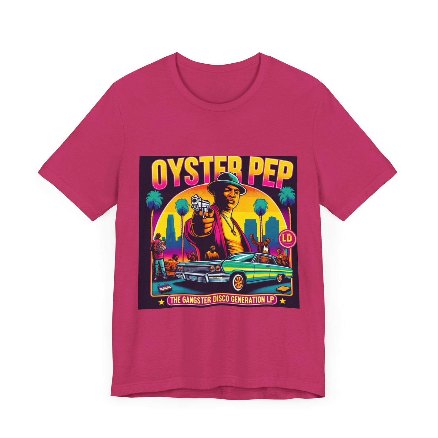 Oyster Pep FPS GTA  Logo 2 Unisex Jersey Short Sleeve Tee