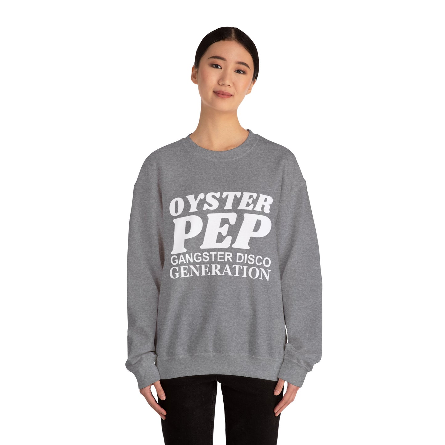 OYSTER PEP Visualize logo Unisex Heavy Blend™ Crewneck Sweatshirt