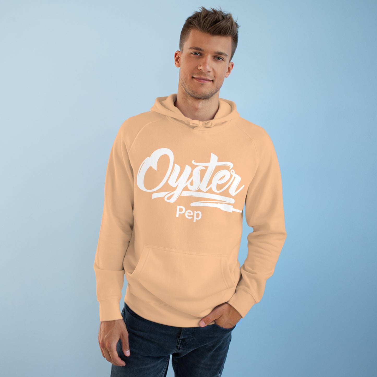 Oyster Pep Adapter Logo front and back Unisex Supply Hoodie