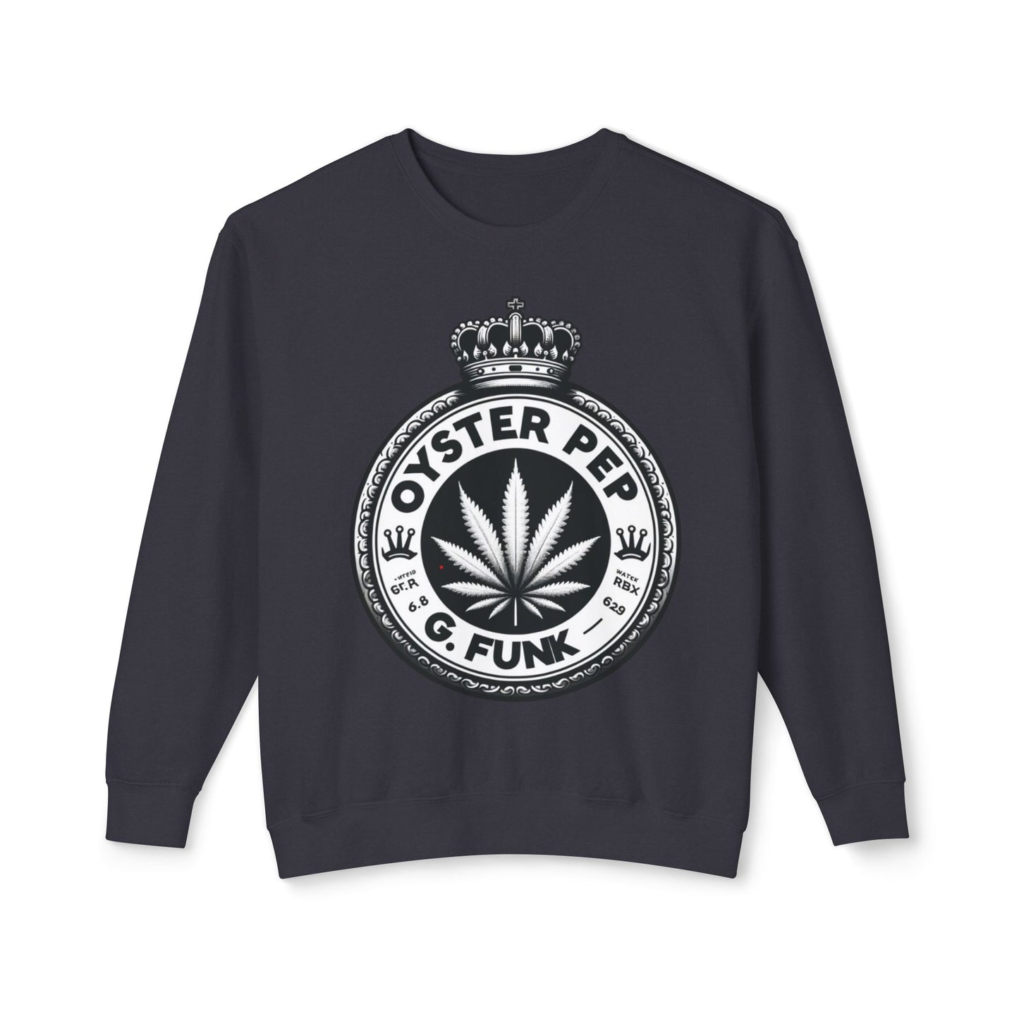 Oyster Pep Finest Unisex Lightweight Crewneck Sweatshirt