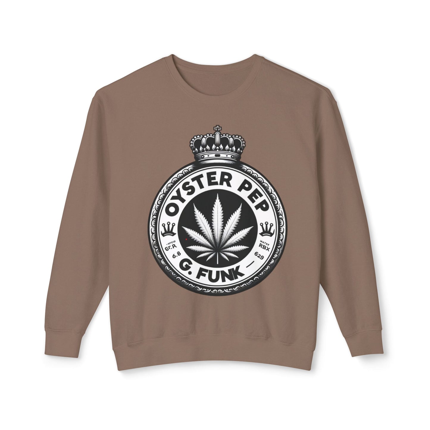 Oyster Pep Finest Unisex Lightweight Crewneck Sweatshirt