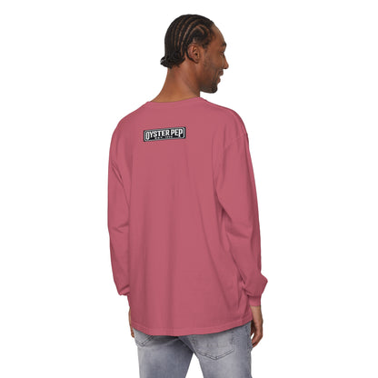 Oyster Pep The Chronic Unisex Garment-dyed Long Sleeve T-Shirt