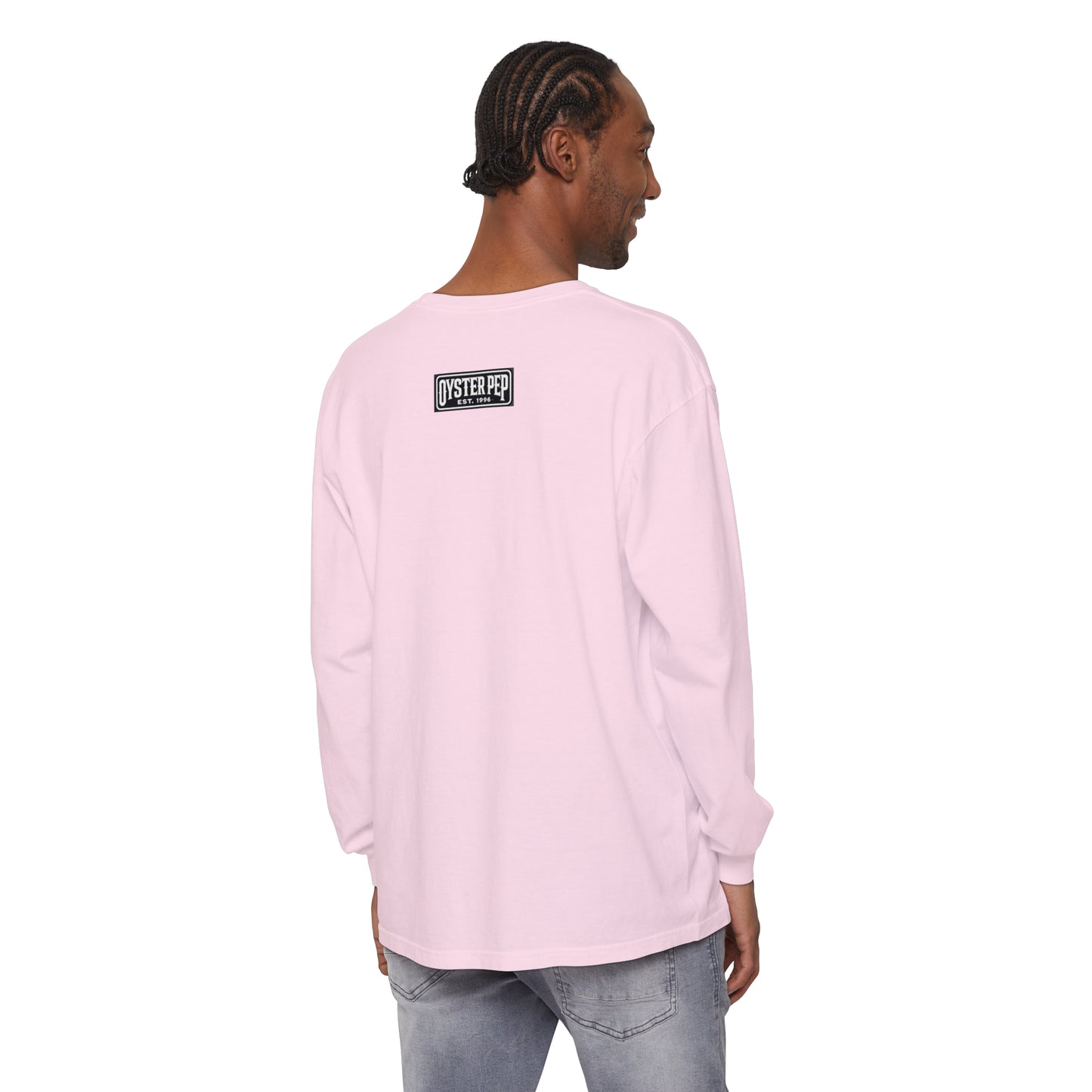 Oyster Pep adapter Logo Unisex Garment-dyed Long Sleeve T-Shirt