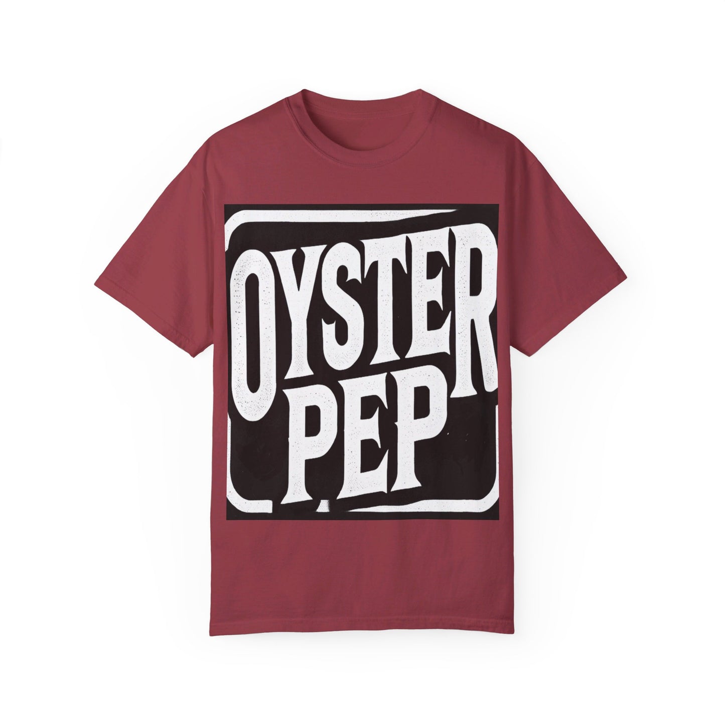 Oyster Pep G Logo Unisex Garment-Dyed T-shirt