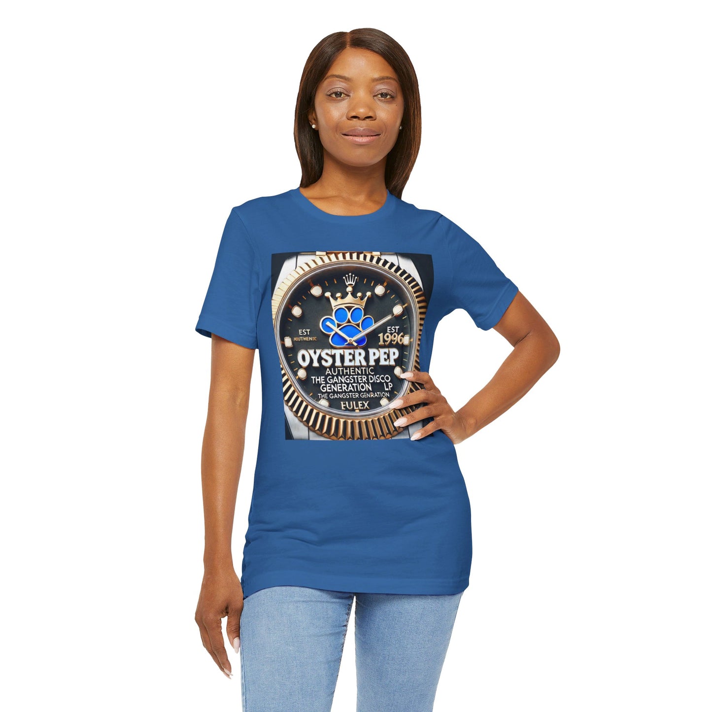 Oyster Pep Gold DTA  Bezel Logo Unisex Jersey Short Sleeve Tee