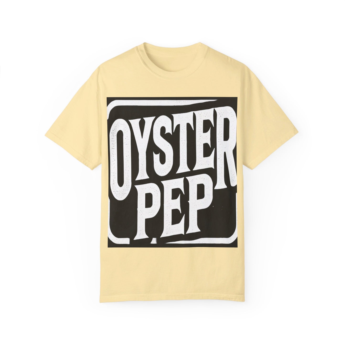 Oyster Pep G Logo Unisex Garment-Dyed T-shirt