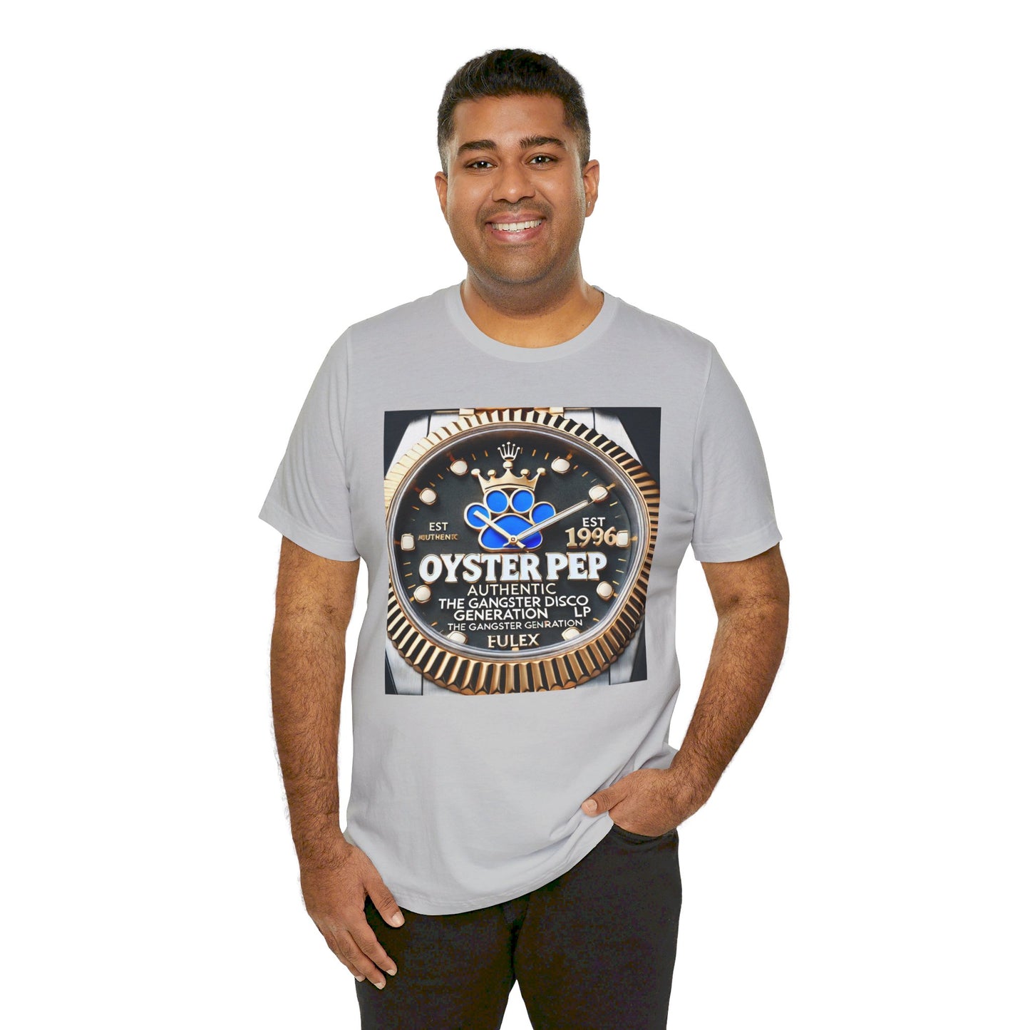 Oyster Pep Gold DTA  Bezel Logo Unisex Jersey Short Sleeve Tee