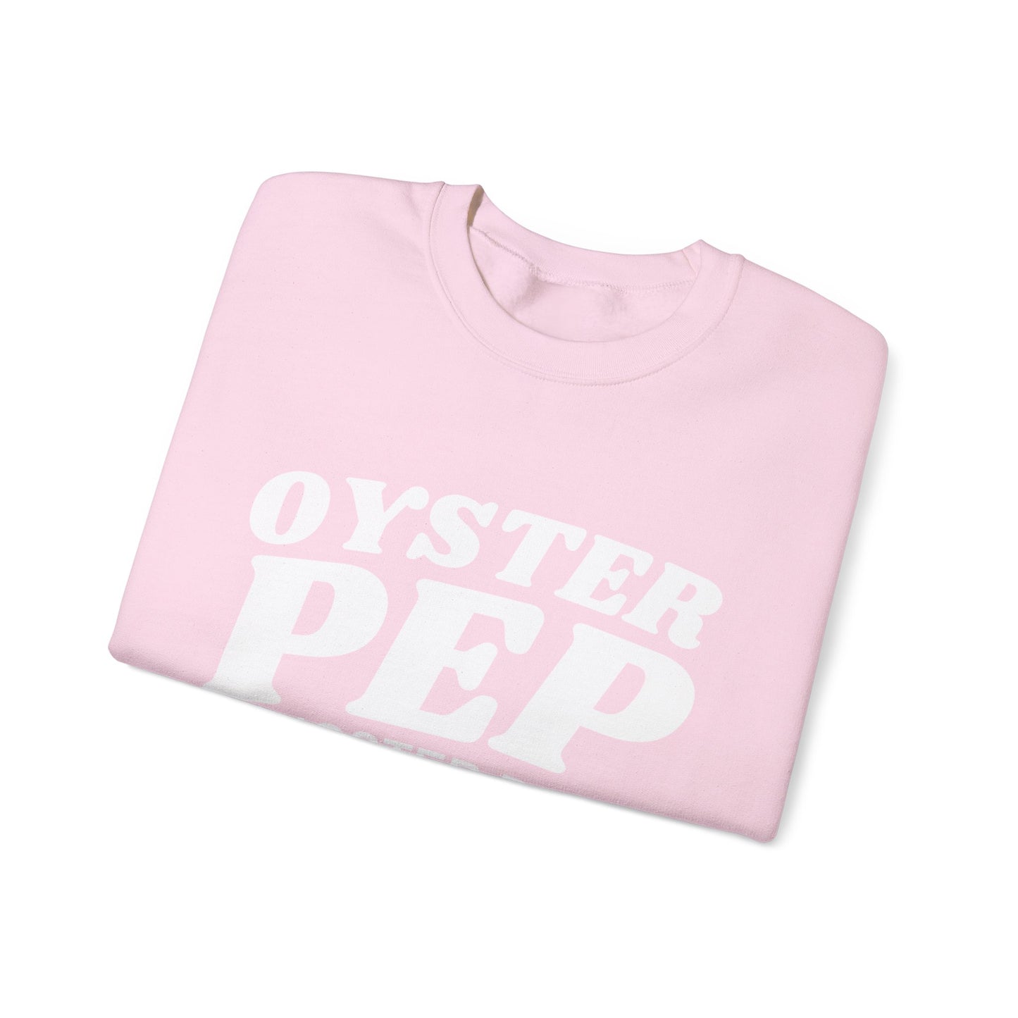 OYSTER PEP Visualize logo Unisex Heavy Blend™ Crewneck Sweatshirt