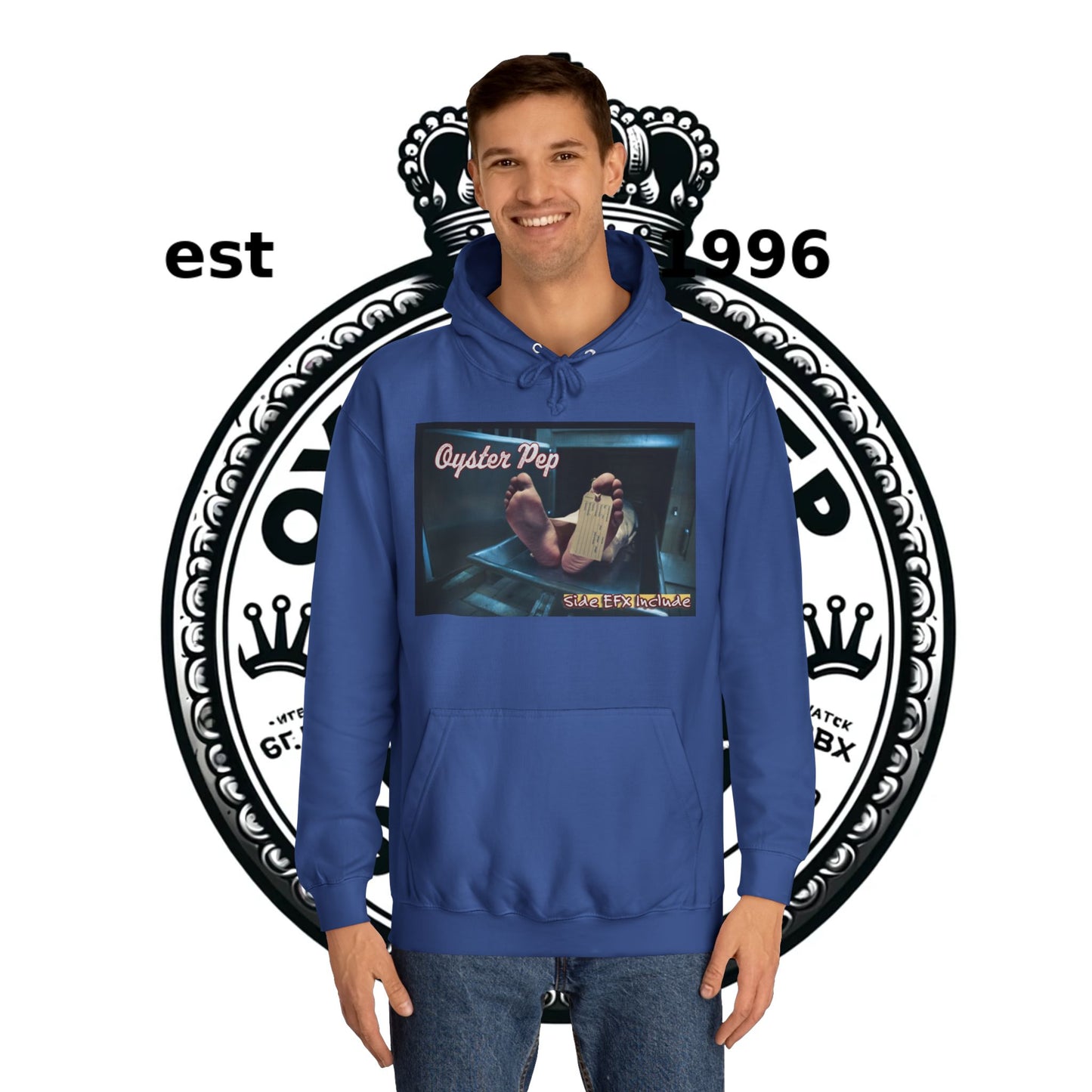 Oyster Pep Side EfX Include cd cover Unisex College Hoodie