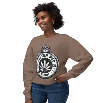 Oyster Pep Finest Unisex Lightweight Crewneck Sweatshirt