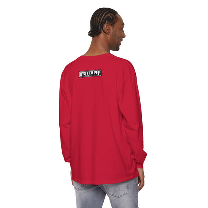 Oyster Pep The Chronic Unisex Garment-dyed Long Sleeve T-Shirt